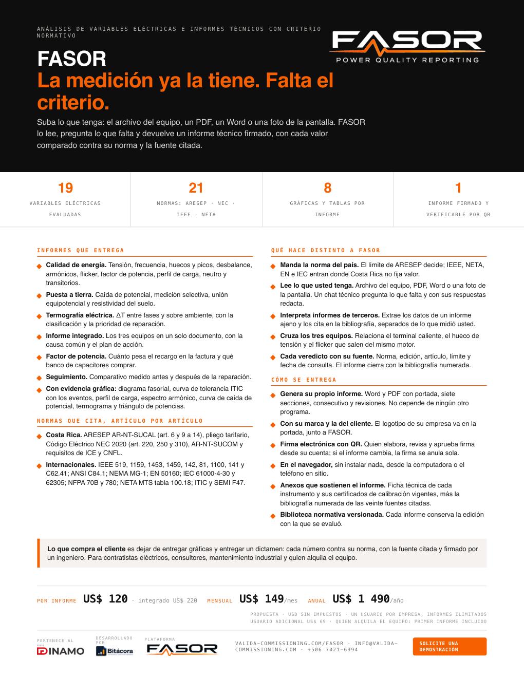 One-page FASOR · Rev 01